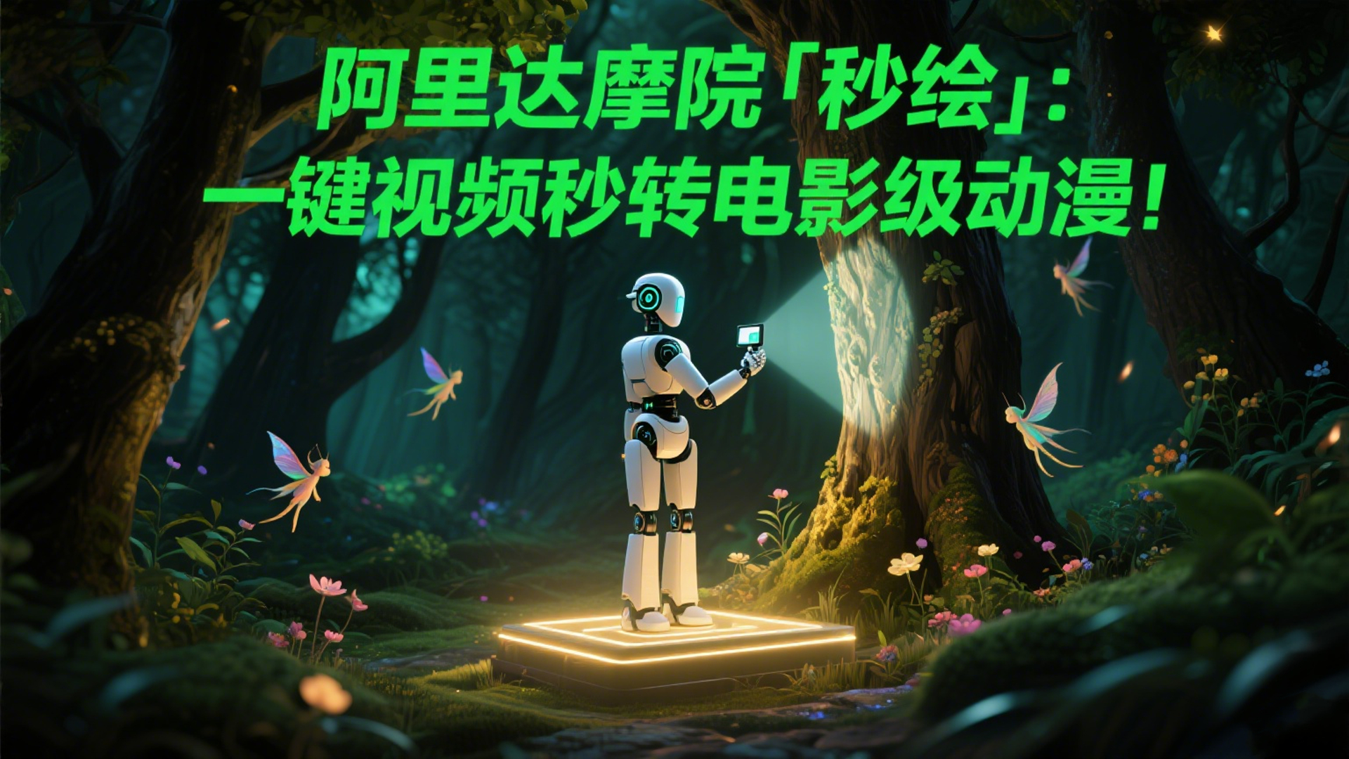 阿里达摩院秒绘：一键将视频生成电影级动漫效果