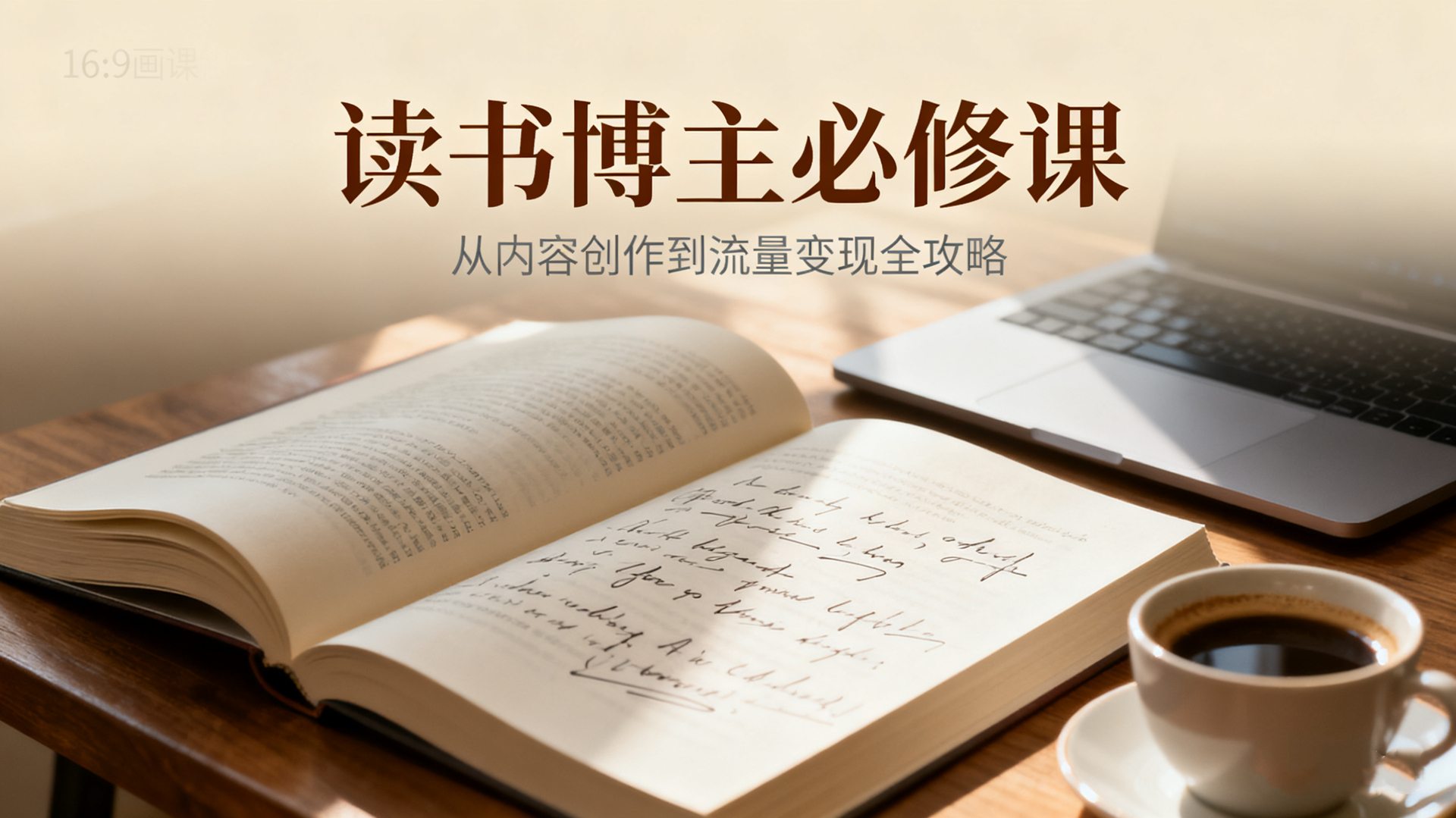 读书博主必修课：从零开始打造爆款读书账号