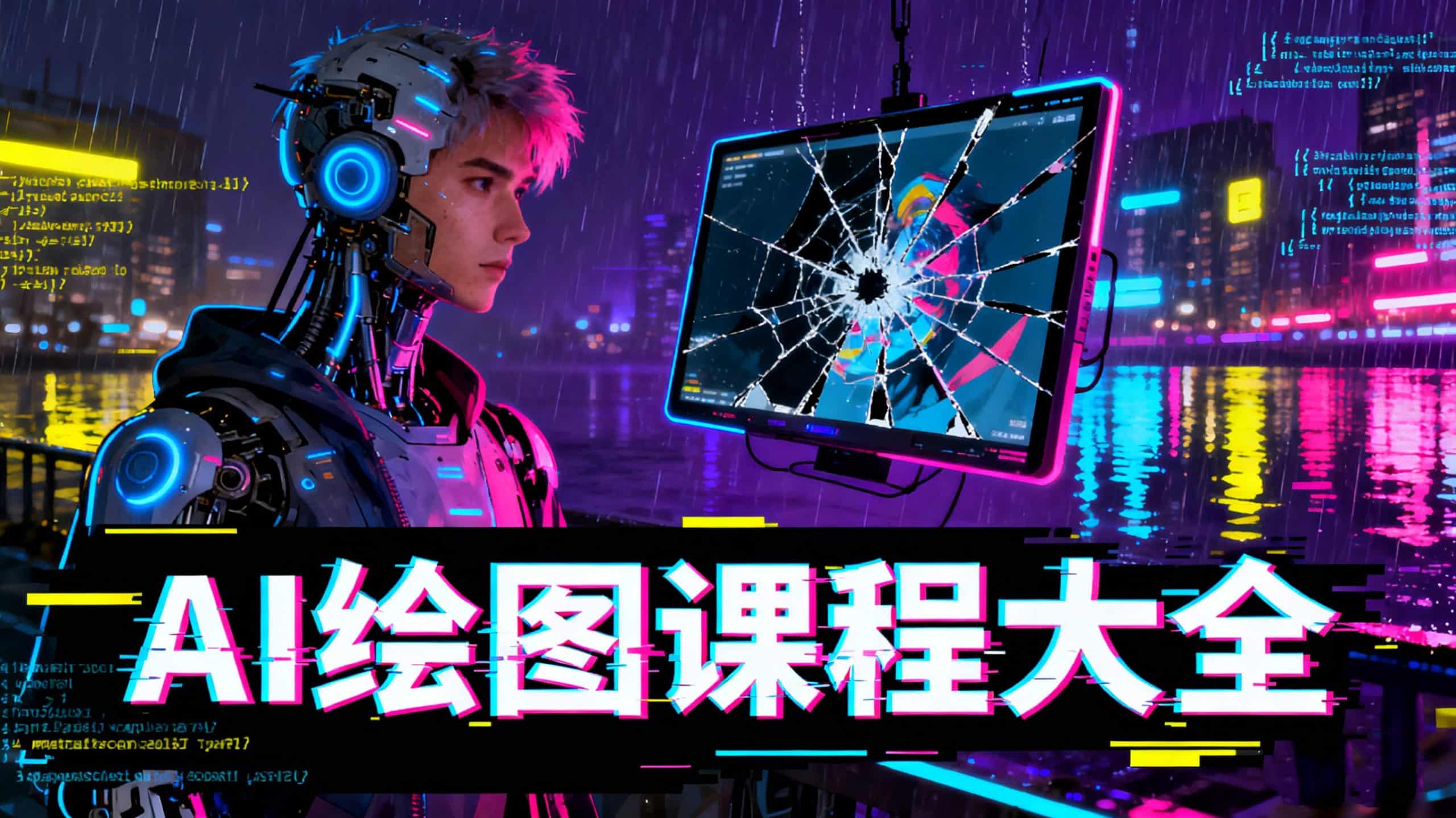 AI绘图课程大全：Midjourney、ComfyUI等图像生成与设计实战