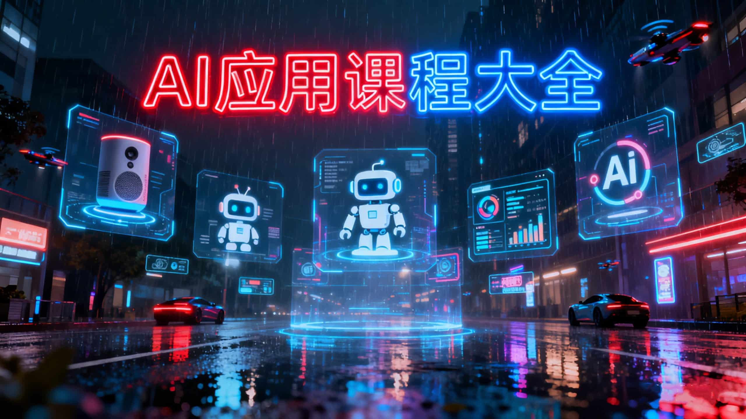 AI应用课程大全：AI编程、AI办公、AI副业与自动化实战