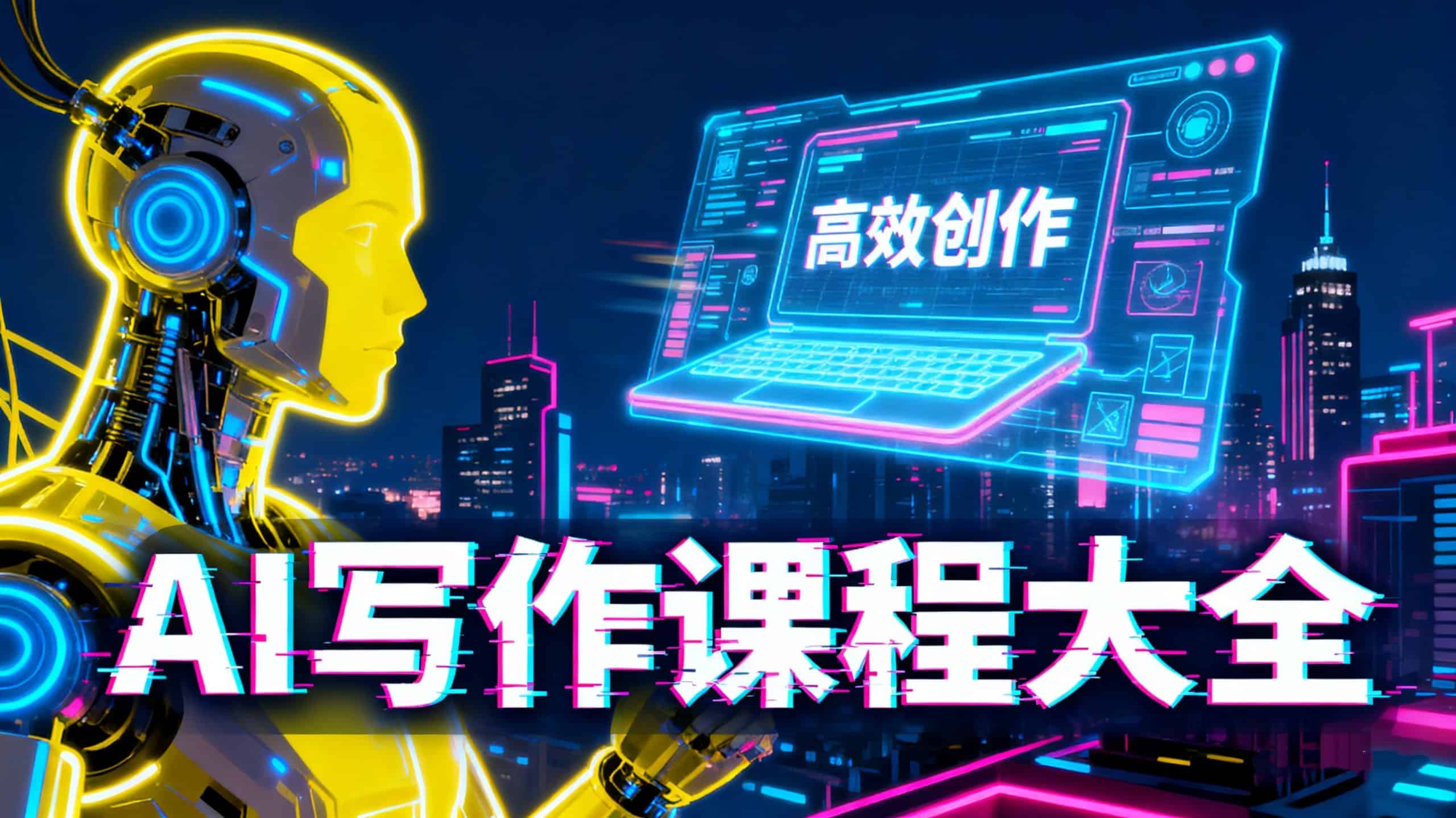 AI写作课程大全｜用人工智能高效创作优质内容
