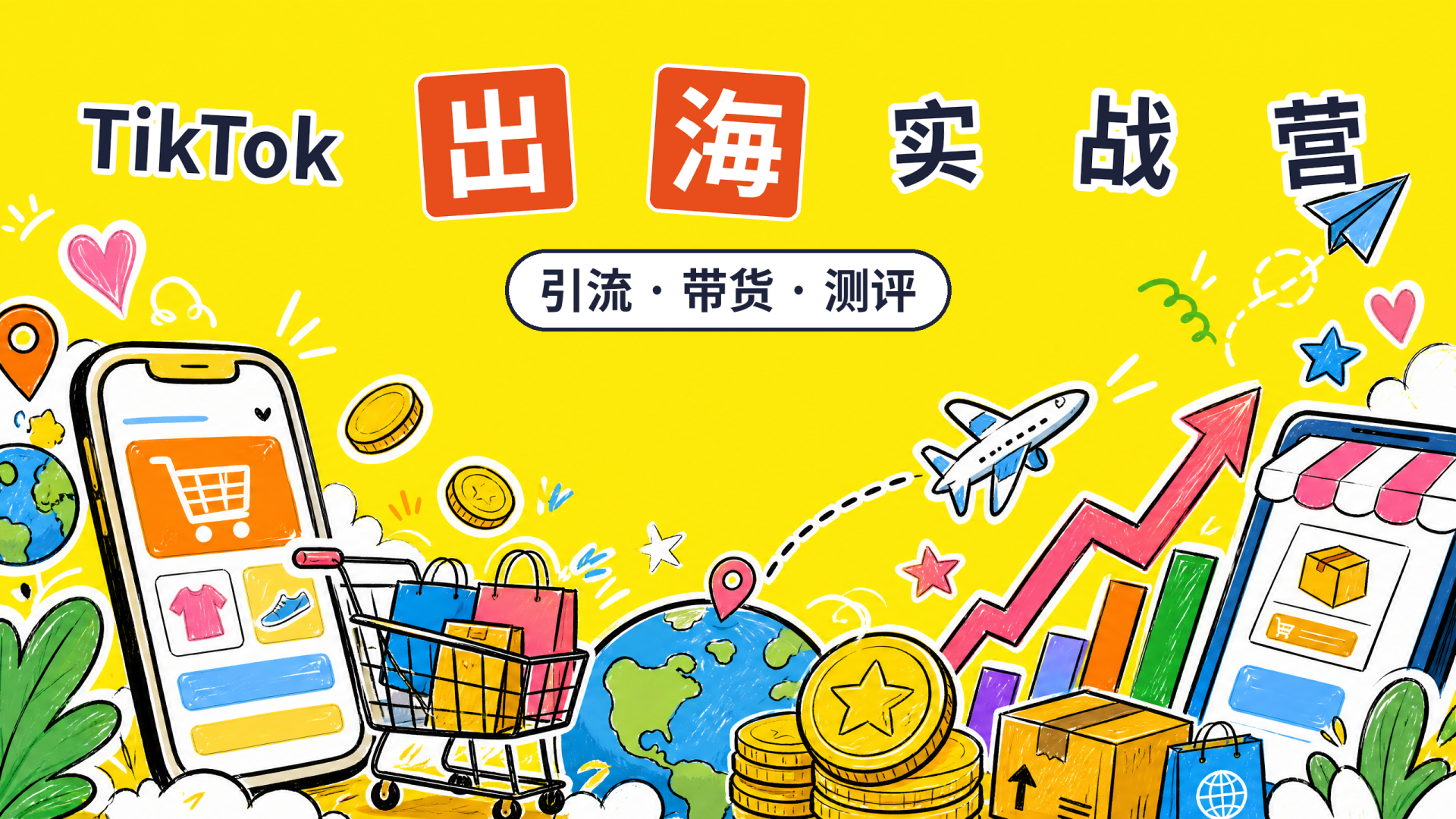 TikTok短视频出海实战训练营课程封面