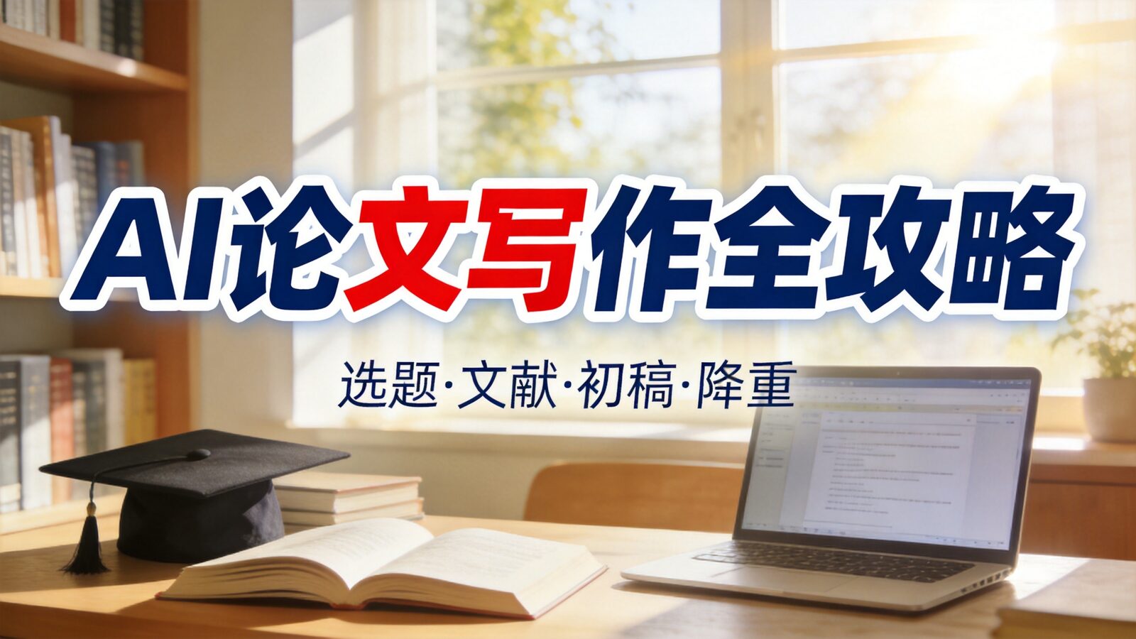 AI论文写作全攻略课程封面