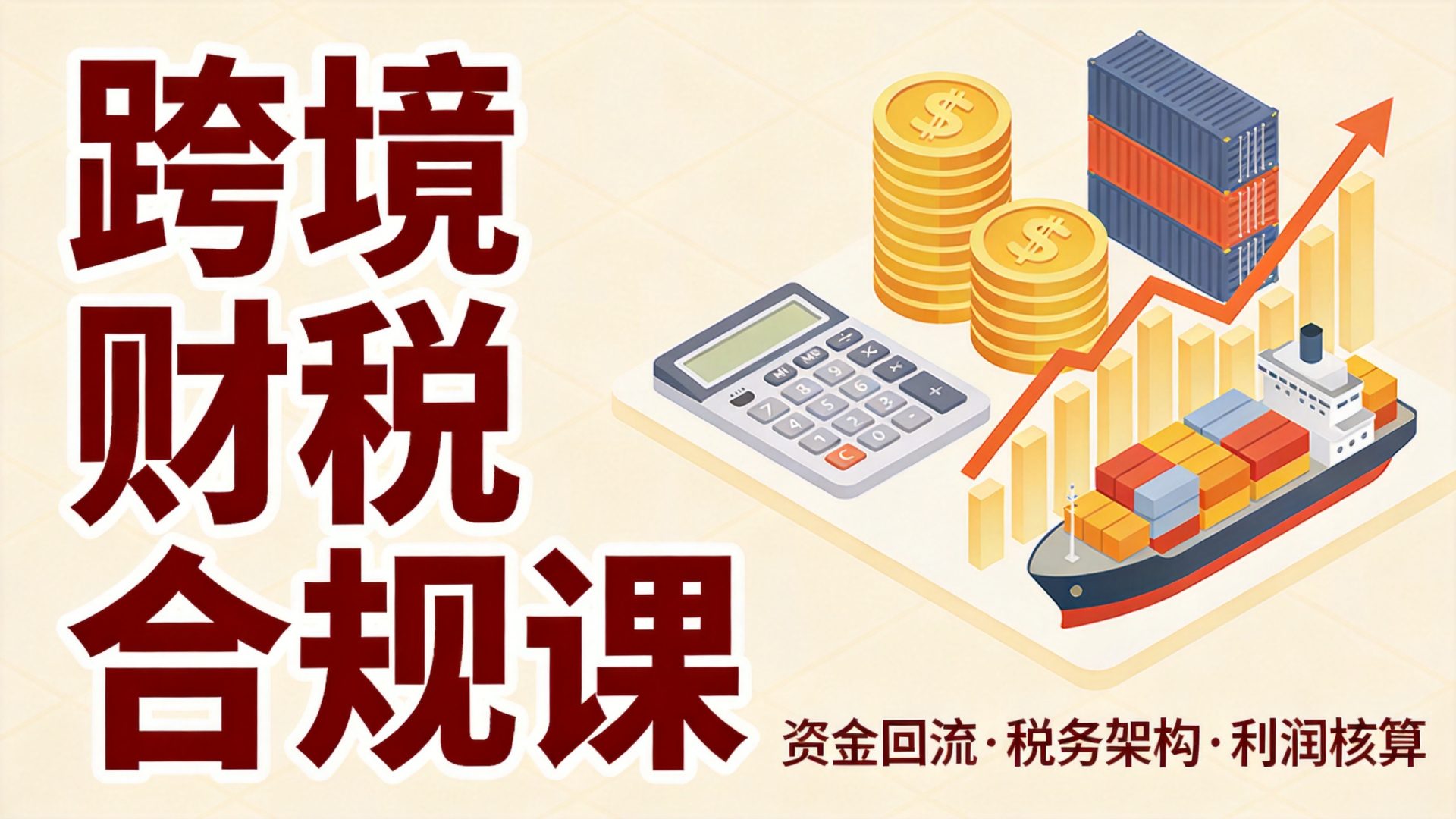 跨境电商财税合规课程封面