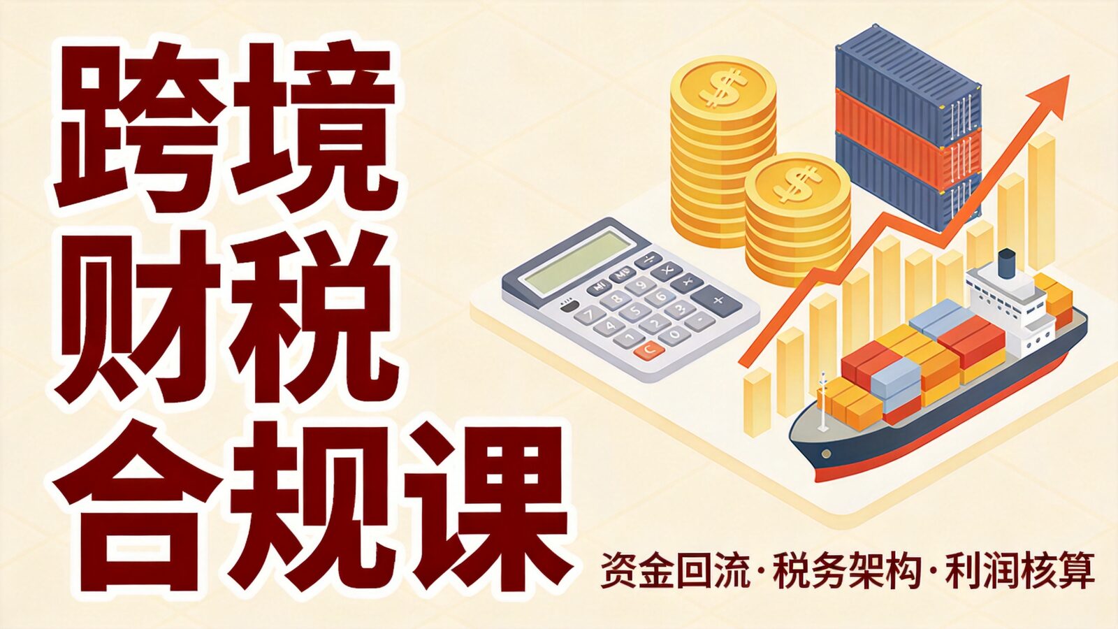 跨境电商财税合规课程封面