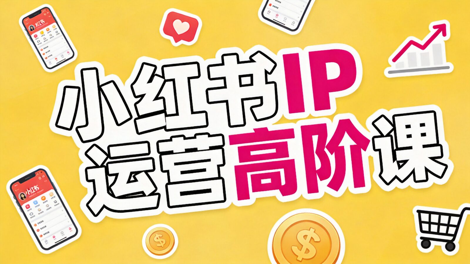 小红书IP运营高阶课封面